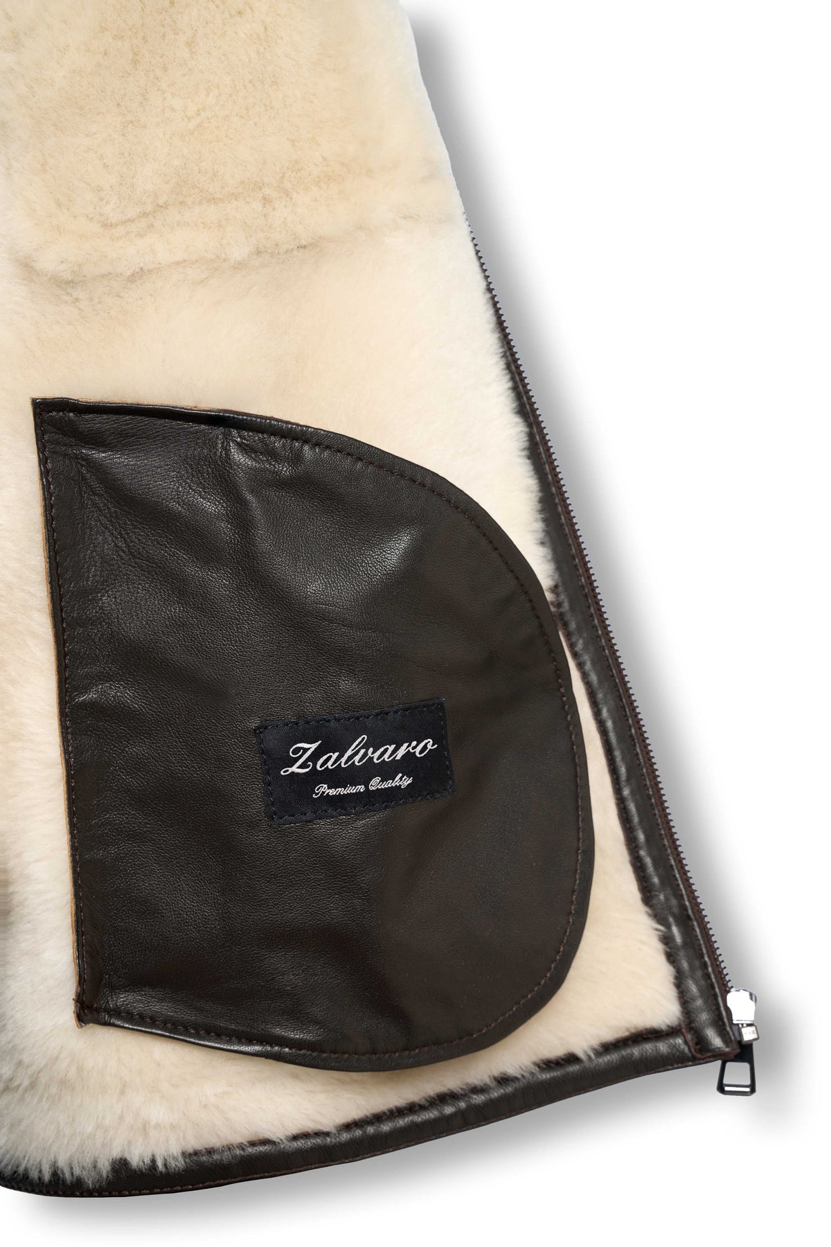 Hudson Brown Merino Shearling Leather Jacket with rich brown leather and soft Merino shearling interior