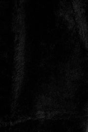 Black genuine shearling hooded leather jacket made from premium sheepskin with natural black shearling lining